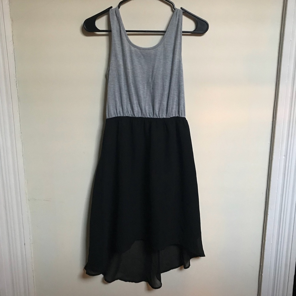 Black and Grey Dress